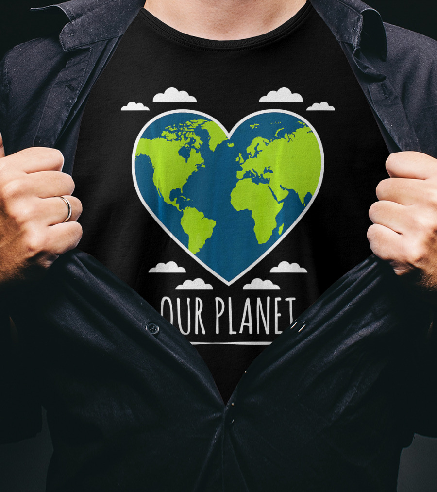 Earth Day Our Planet Love Climat T-Shirt