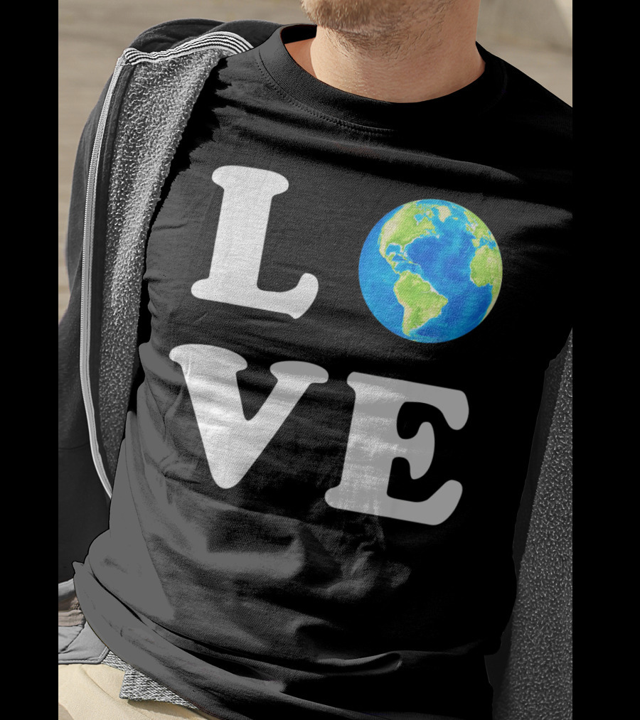 LOVE Earth Day Kids Women Men Environ T-Shirt