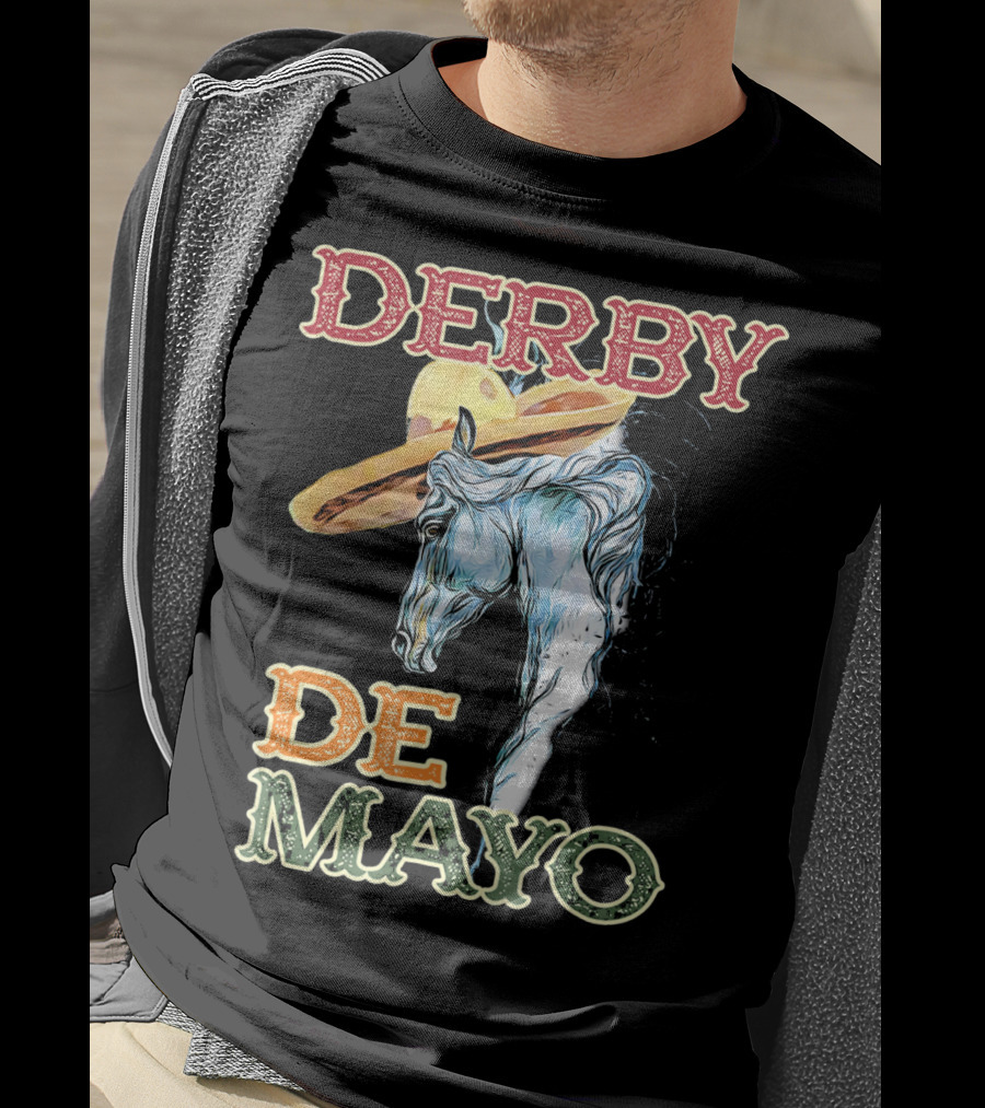 Derby Sombrero De Mayo Horse T-Shirt