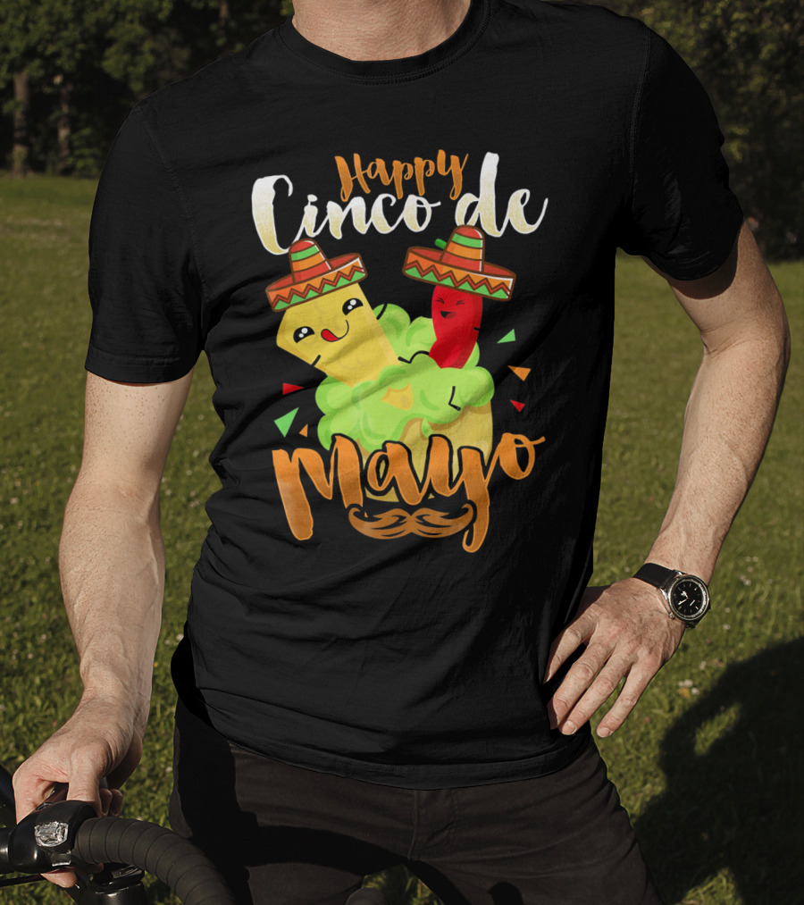 Happy Cinco De Mayo Nacho Guacamole Cinco De Mayo T-Shirt