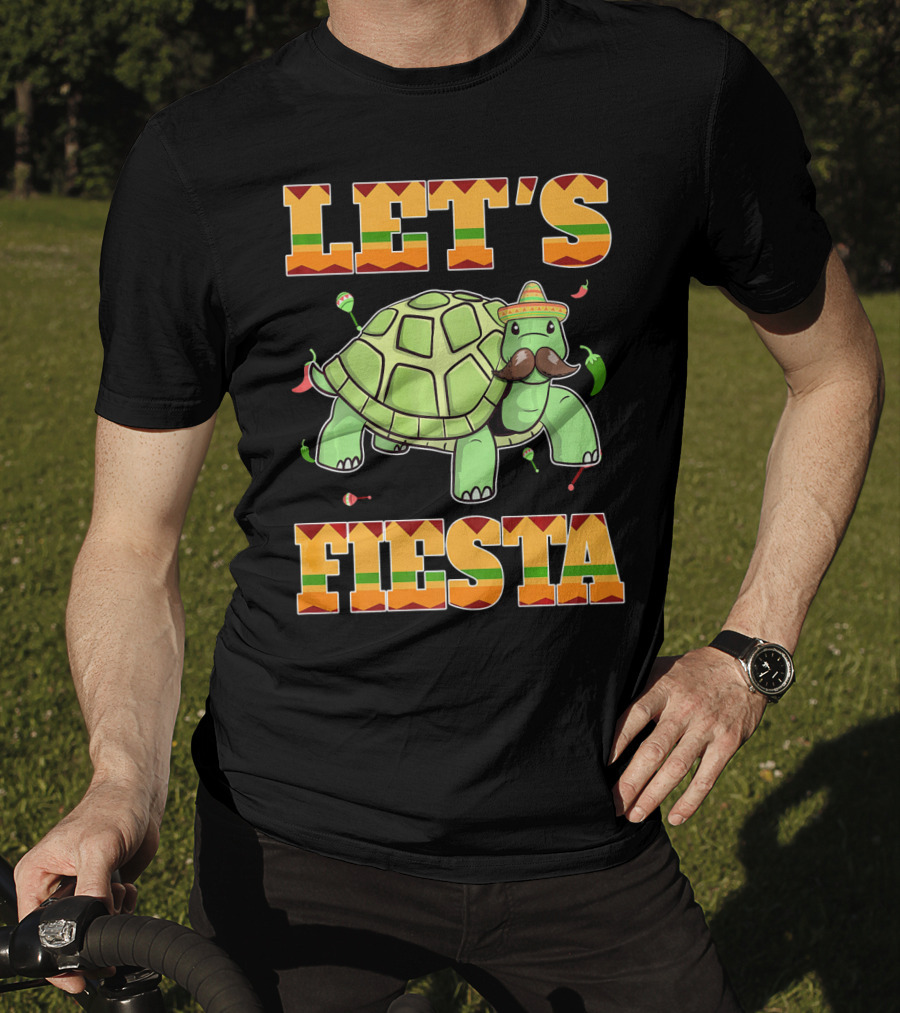 Let's Fiesta Turtle Cinco De Mayo Mexican T-Shirt