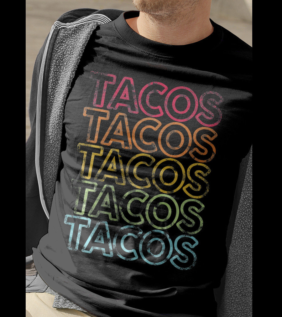 Tacos Vintage Retro Cinco De Mayo T-Shirt