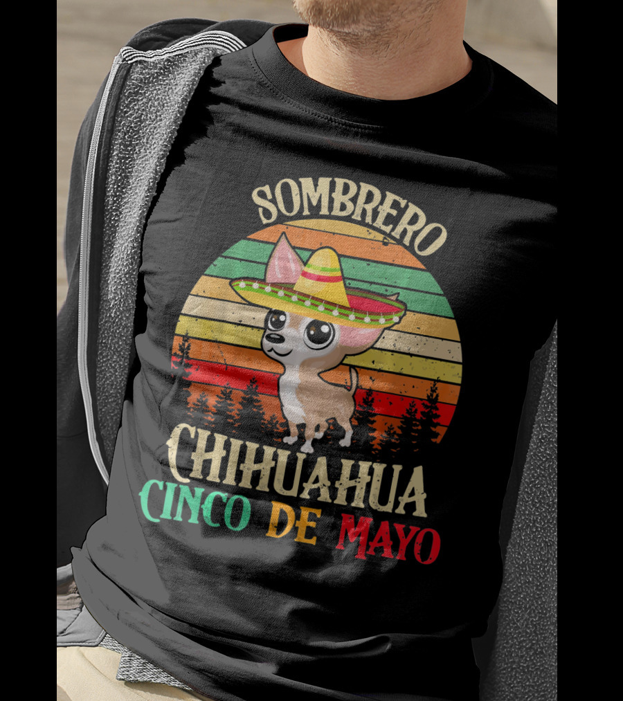 Sombrero Chihuahua Cinco De Mayo T-Shirt