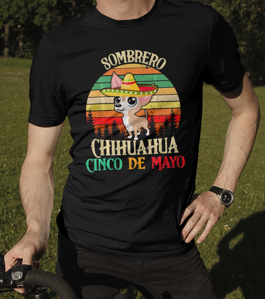 Sombrero Chihuahua Cinco De Mayo T-Shirt