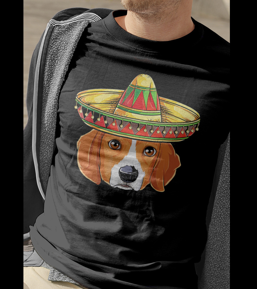 Cinco De Mayo Beagle Sombrero T-Shirt