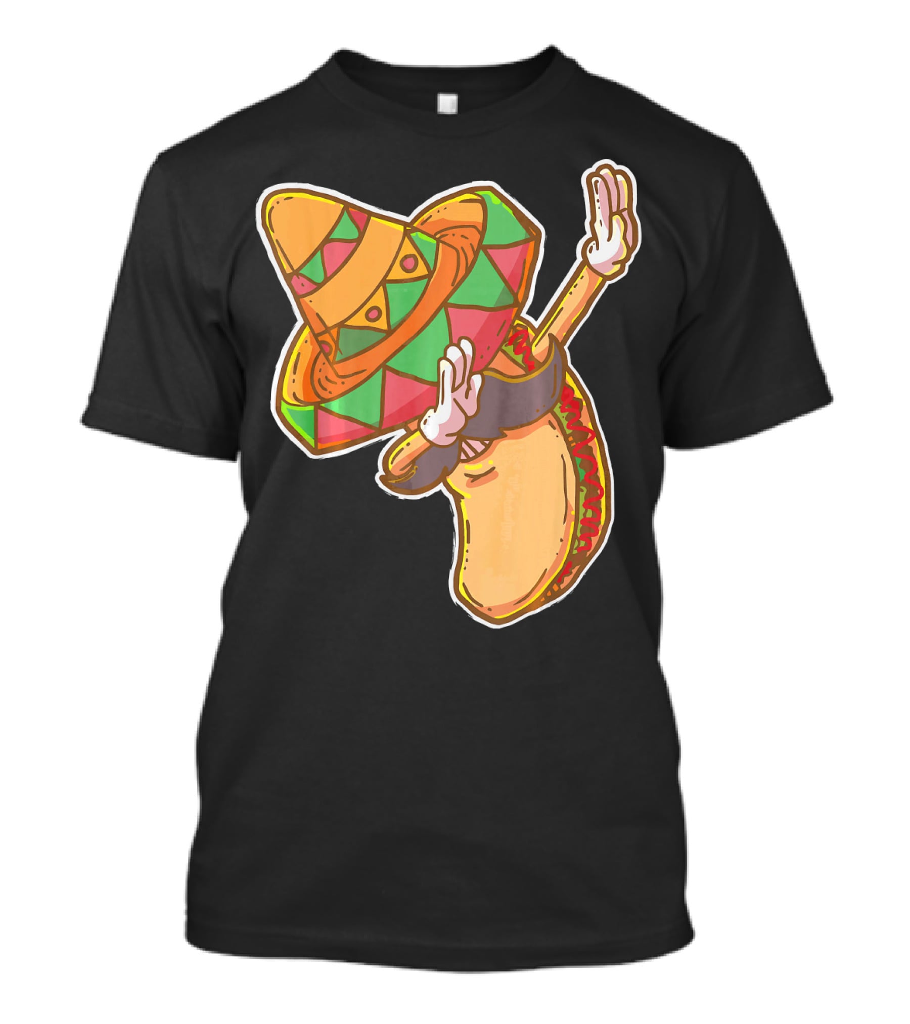 Cinco De Mayo Sombrero Taco Dabbing T-Shirt