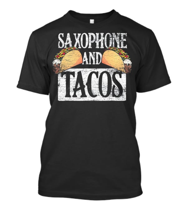 Saxophone And Tacos Cinco De Mayo T-Shirt
