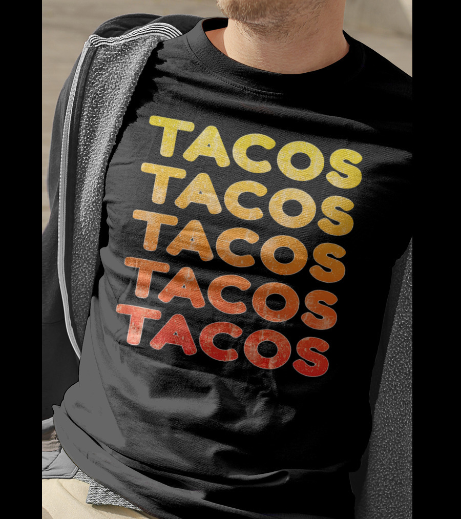 Tacos Retro Vintage Cinco De May T-Shirt