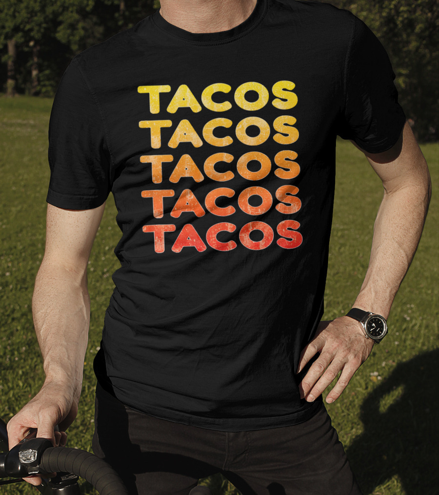 Tacos Retro Vintage Cinco De May T-Shirt