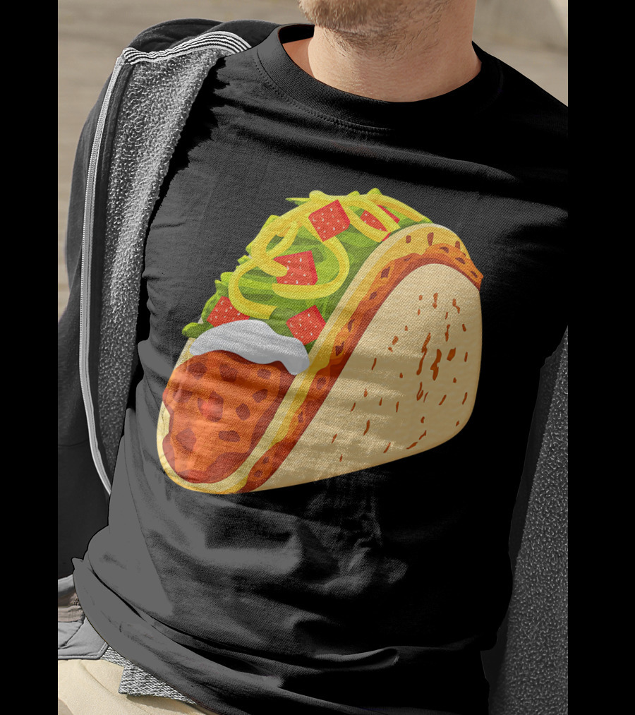Yummy Taco Funny Mexican Food Lover Cinco T-Shirt
