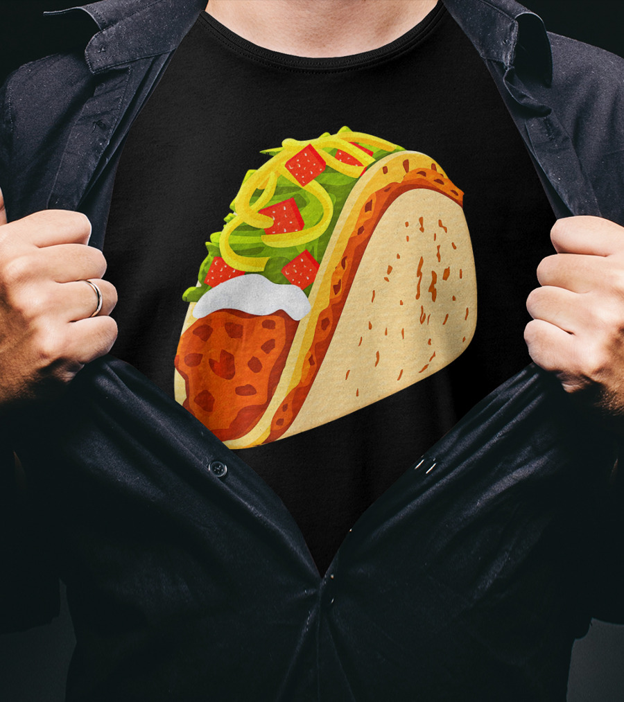 Yummy Taco Funny Mexican Food Lover Cinco T-Shirt