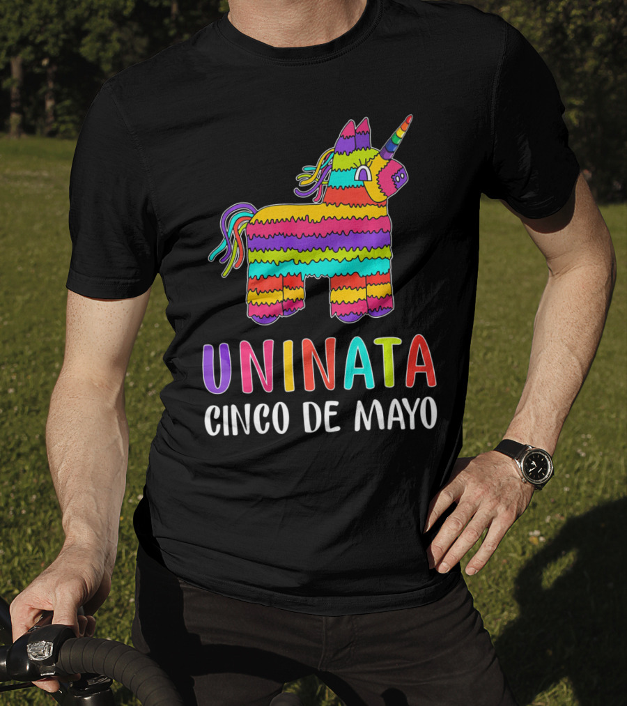 Unicorn Pinata Rainbow Uninata Cinco De Mayo T-Shirt