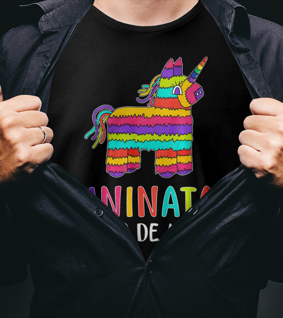 Unicorn Pinata Rainbow Uninata Cinco De Mayo T-Shirt