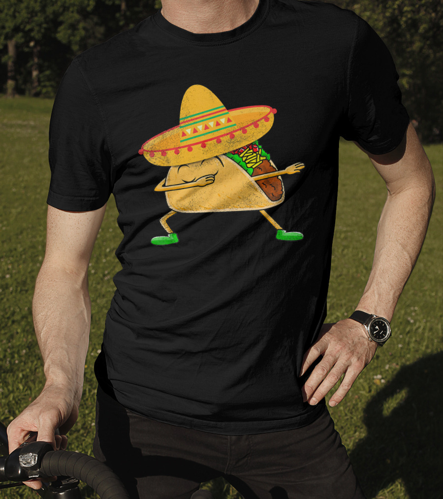 Mexican Sombrero Dabbing Taco T-Shirt