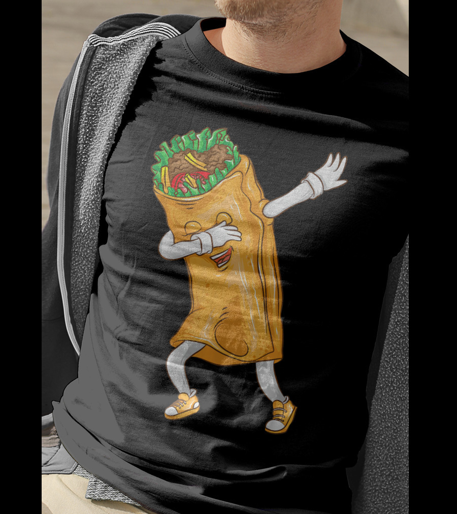 Cinco De Mayo Dabbing Burrito Cool Taco Party T-Shirt