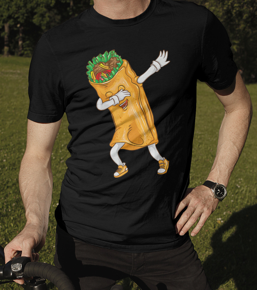Cinco De Mayo Dabbing Burrito Cool Taco Party T-Shirt