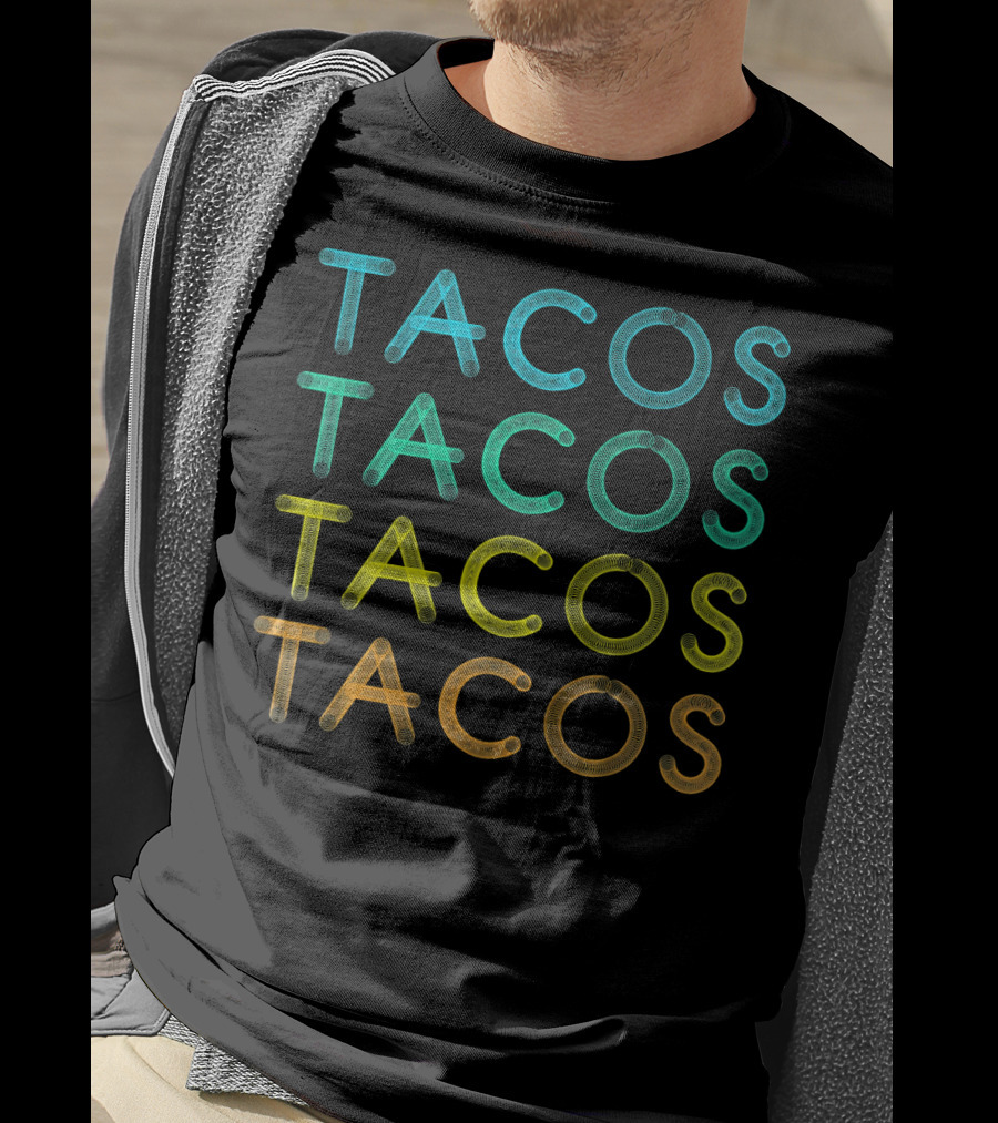 Vintage Tacos Lover Cinco De Tacos Fiesta T-Shirt
