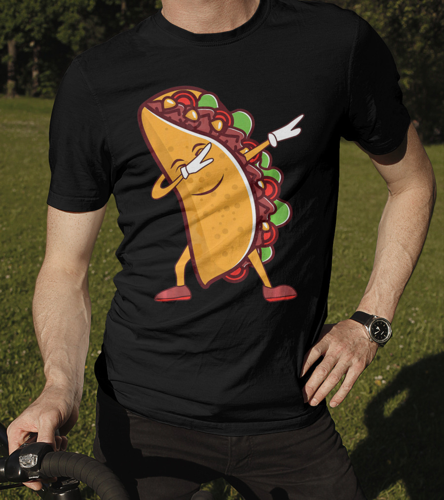 Dabbing Taco Cinco De Mayo Mexican Food T-Shirt