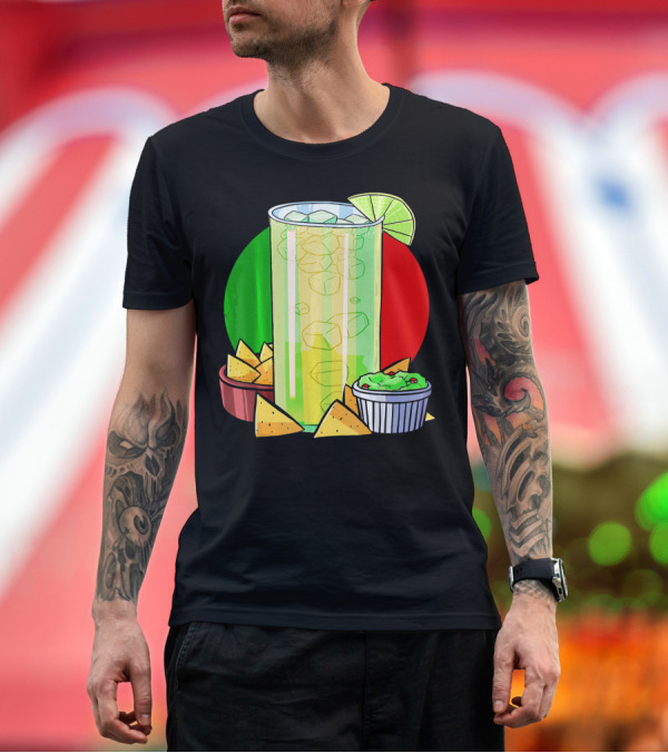 Premium T-Shirt: Funny Cinco de Mayo Tequila Guacamole Nachos Lime Fiesta T-Shirt Funny Cinco de Mayo Tequila Guacamole Nachos Lime Fiesta T-Shirt