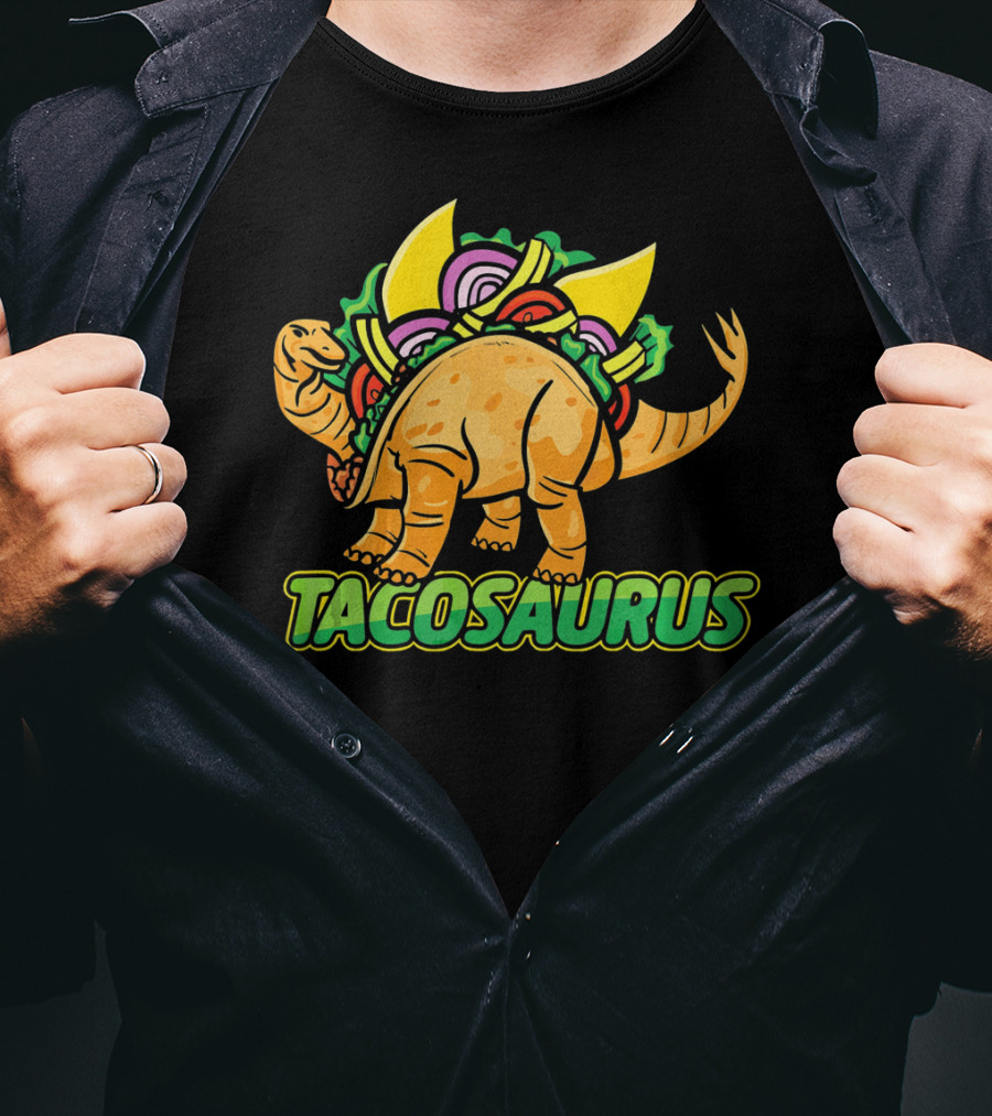 Tacosaurus Dinosaur Taco Cinco De Mayo T-Shirt