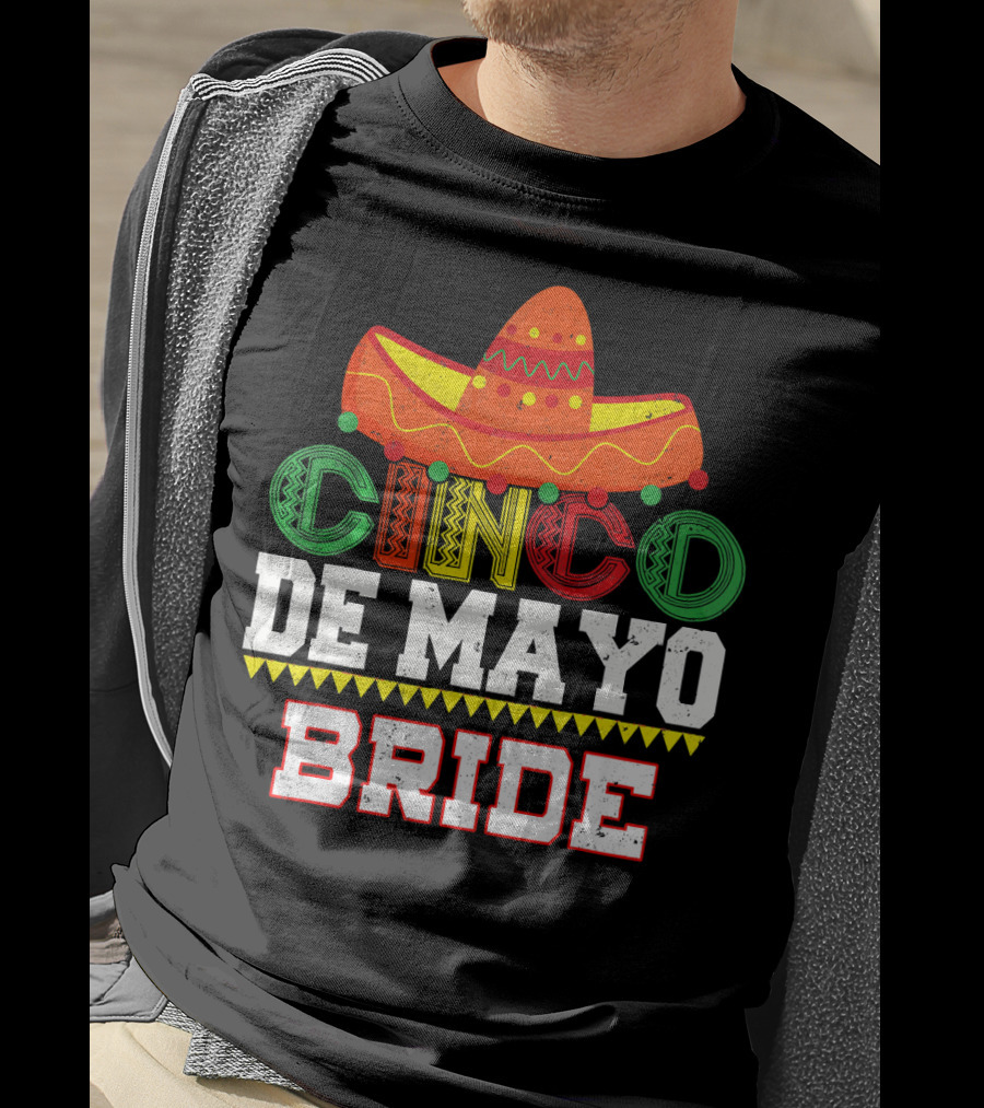 Cinco De Mayo Bride Sombrero Fiesta T-Shirt