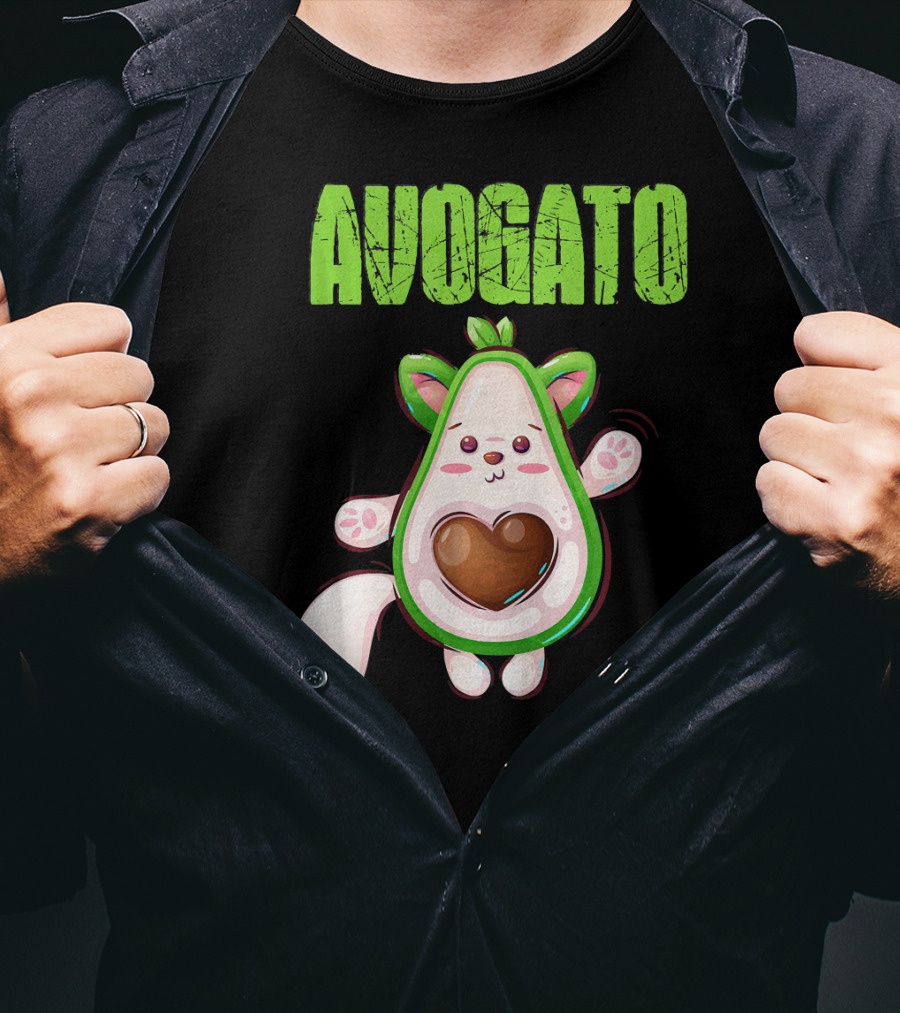 AVOGATO Cinco De Mayo Cat Avocado T-Shirt