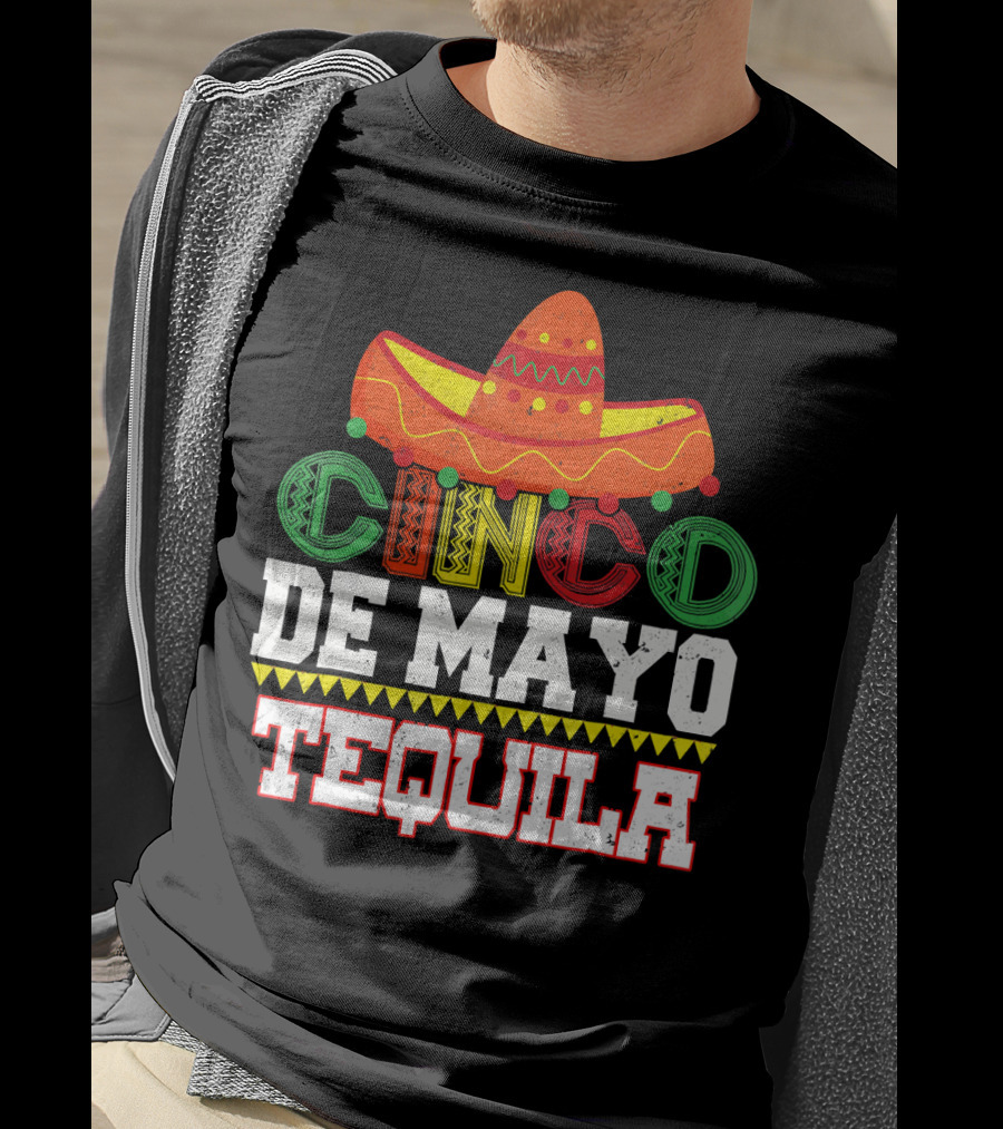 Cinco De Mayo Tequila Sombrero T-Shirt