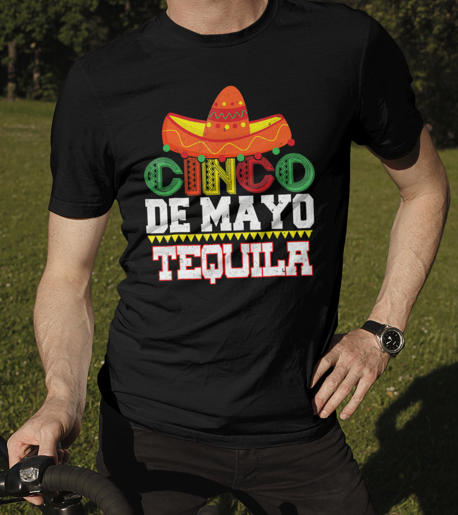 Cinco De Mayo Tequila Sombrero T-Shirt
