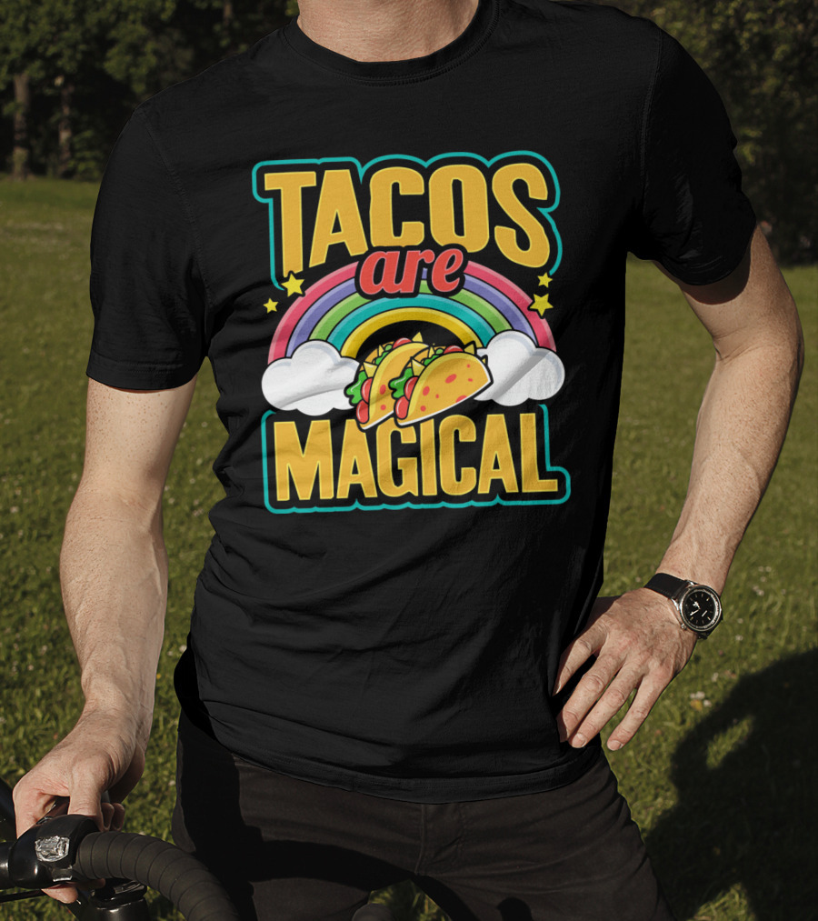 Tacos Are Magical Rainbow Taco T-Shirt