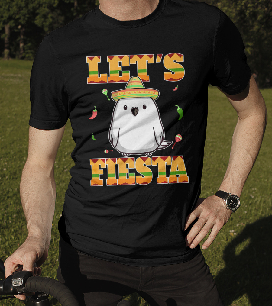 Let's Fiesta Bird Sombrero Cinco De Mayo Mexican T-Shirt