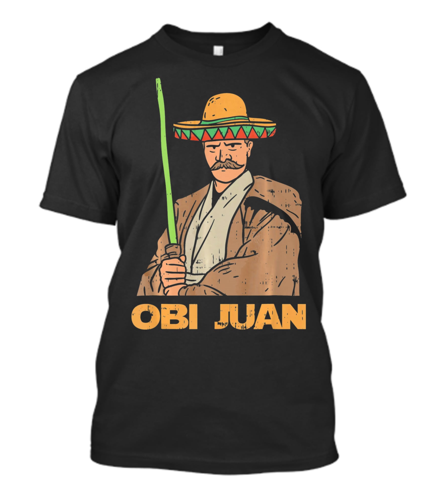 Obi Juan Mexican Sombrero Jedi T-Shirt