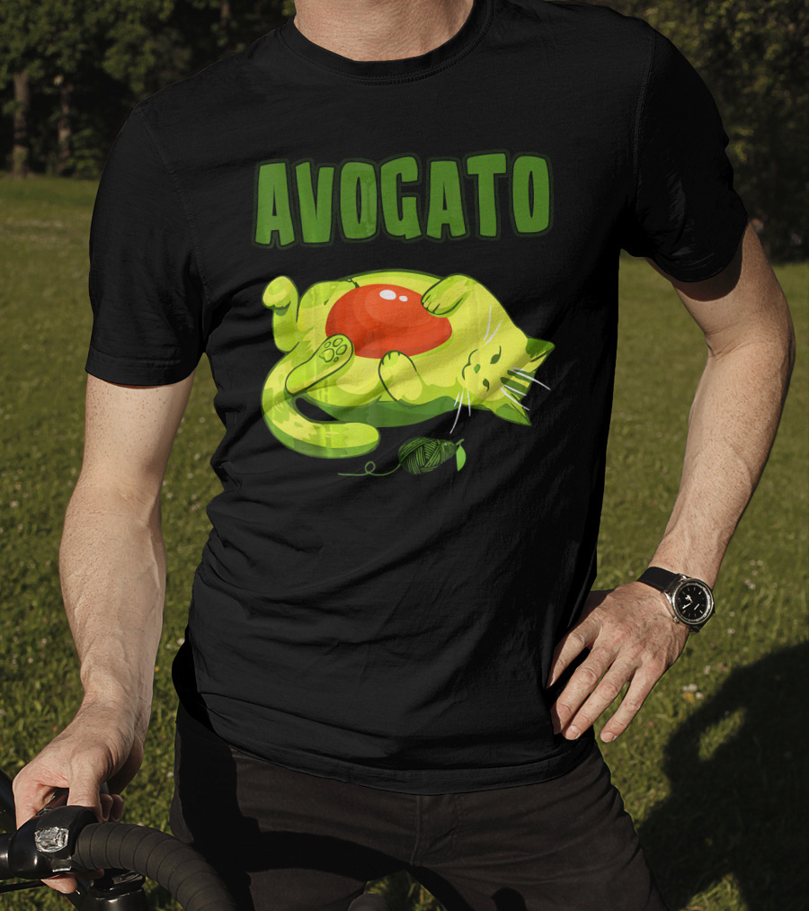 Avogato Cinco De Mayo Funny Meow Avocado Mexico T-Shirt