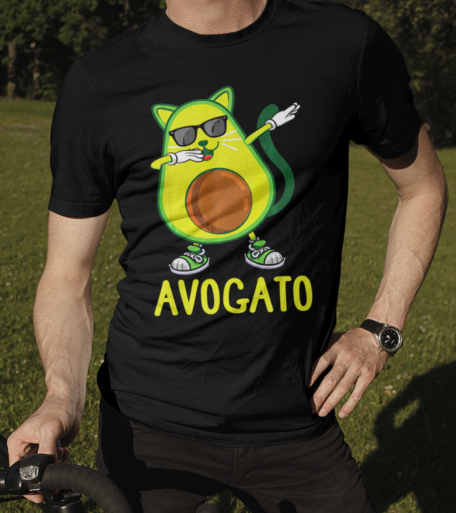 Funny Avogato Cat Dabbing Cinco De Kittens T-Shirt