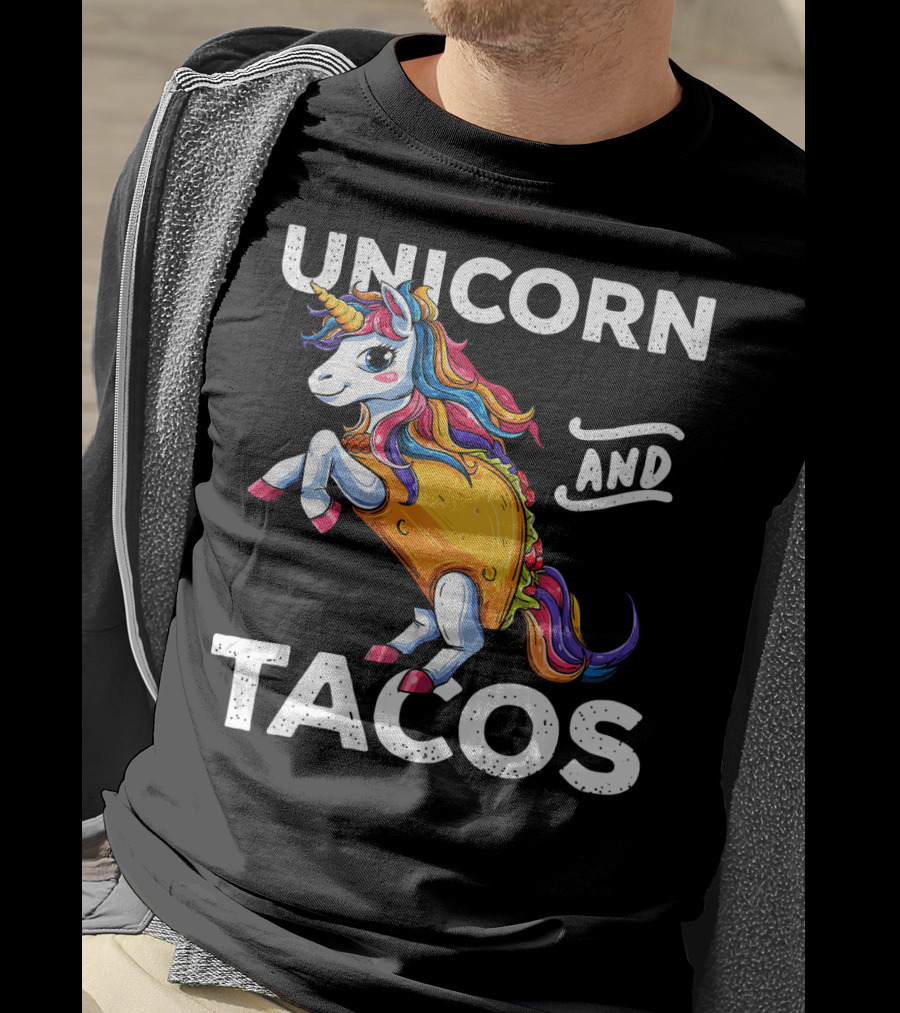Unicorn And Tacos Cinco De Mayo Celebration Parade T-Shirt