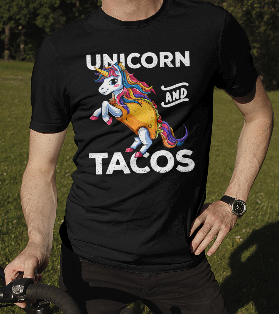 Unicorn And Tacos Cinco De Mayo Celebration Parade T-Shirt