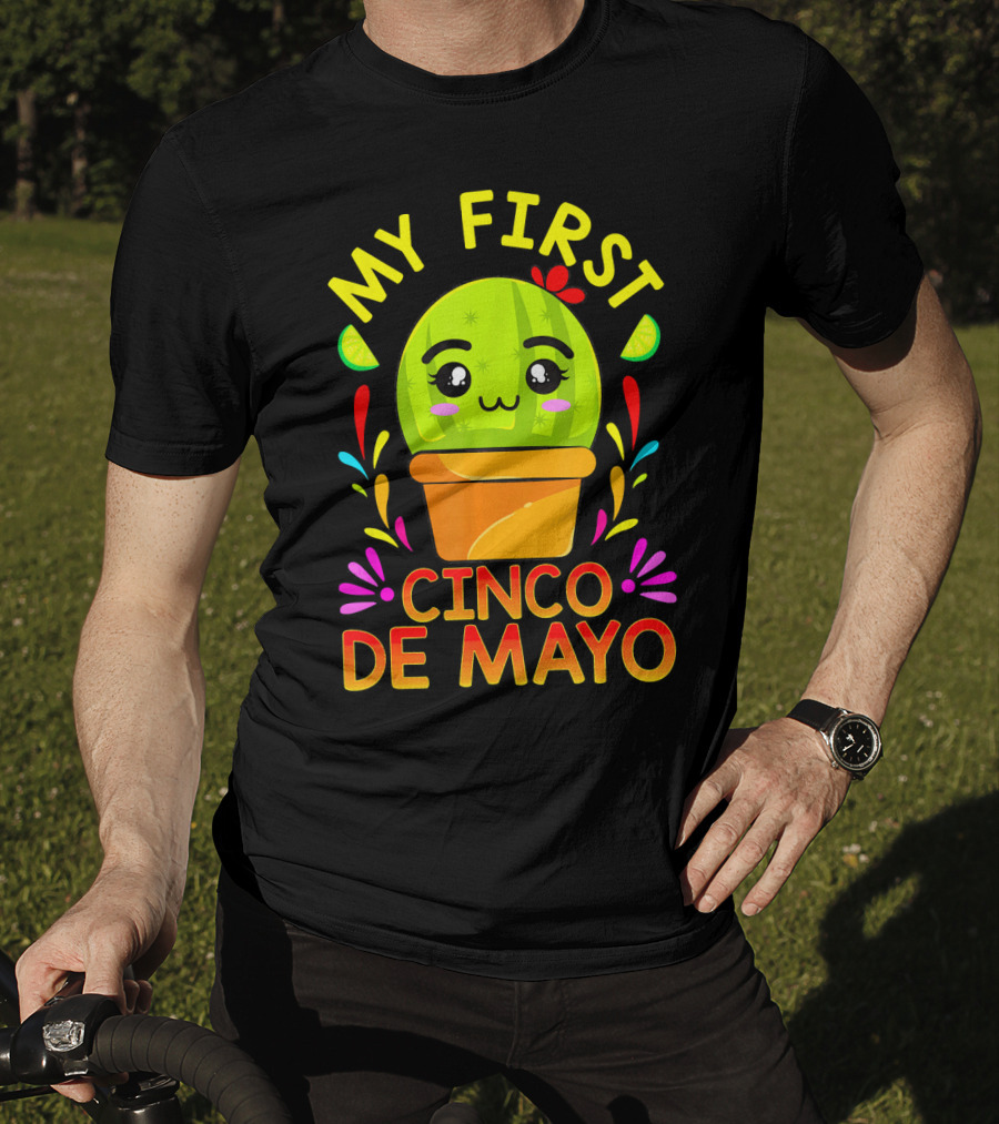 My First Cinco De Mayo Cute Cactus Baby T-Shirt