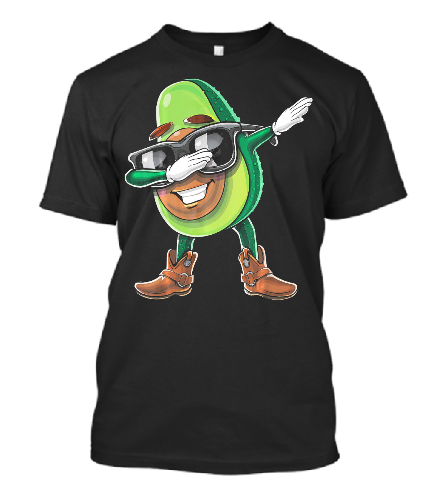 Cinco De Mayo Dabbing Avocado Fiesta Fun T-Shirt