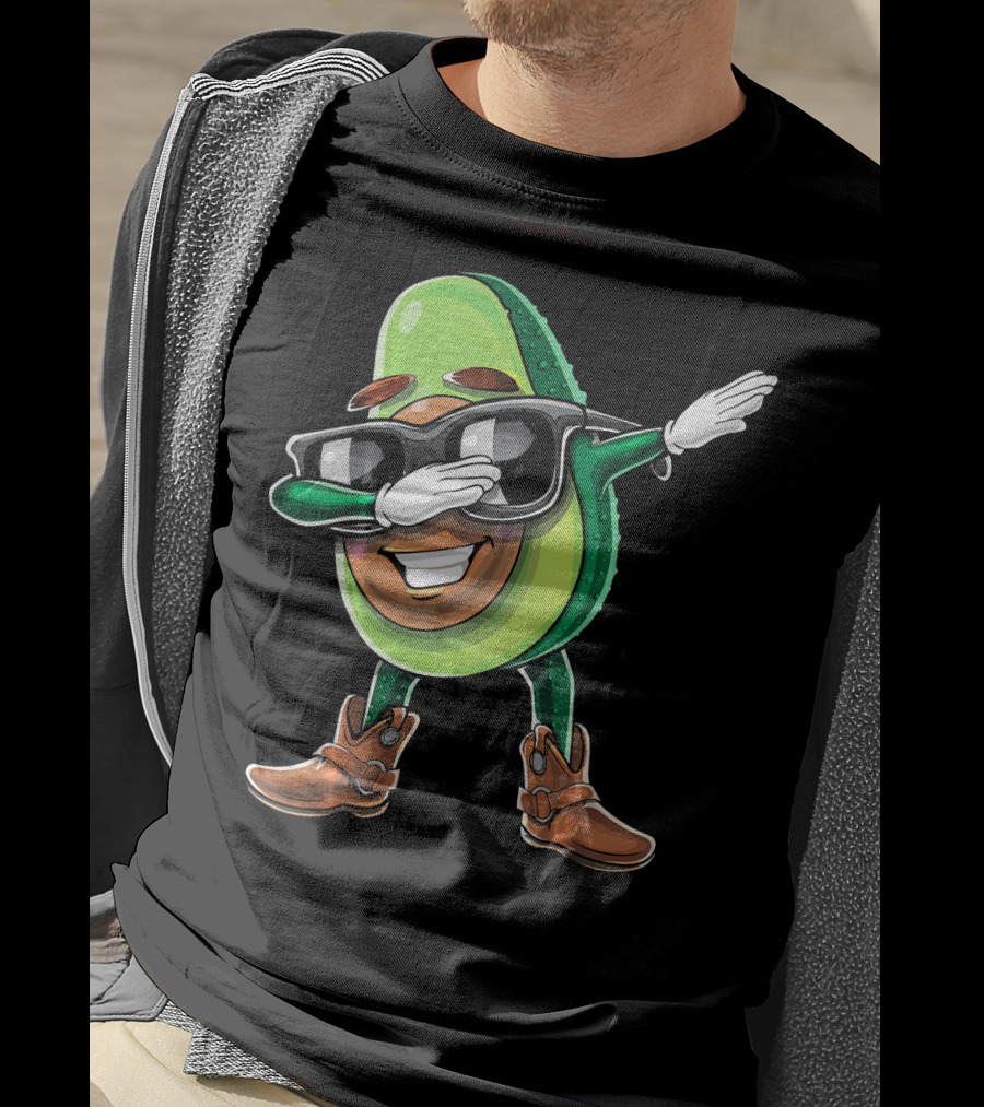 Cinco De Mayo Dabbing Avocado Fiesta Fun T-Shirt