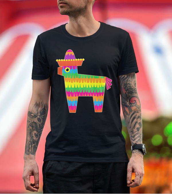 Premium T-Shirt: Cinco De Mayo Party Fiesta Pinata T-Shirt Cinco De Mayo Party Fiesta Pinata T-Shirt