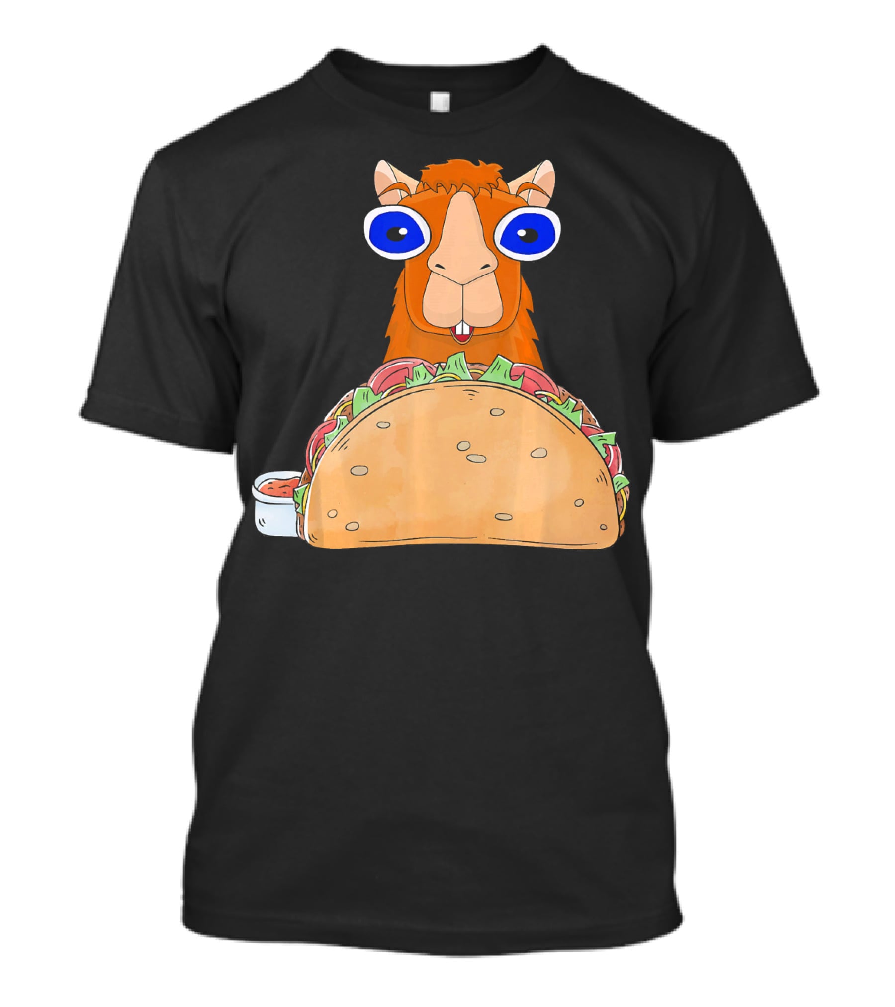 Llama Taco Lover Cinco De Mayo T-Shirt