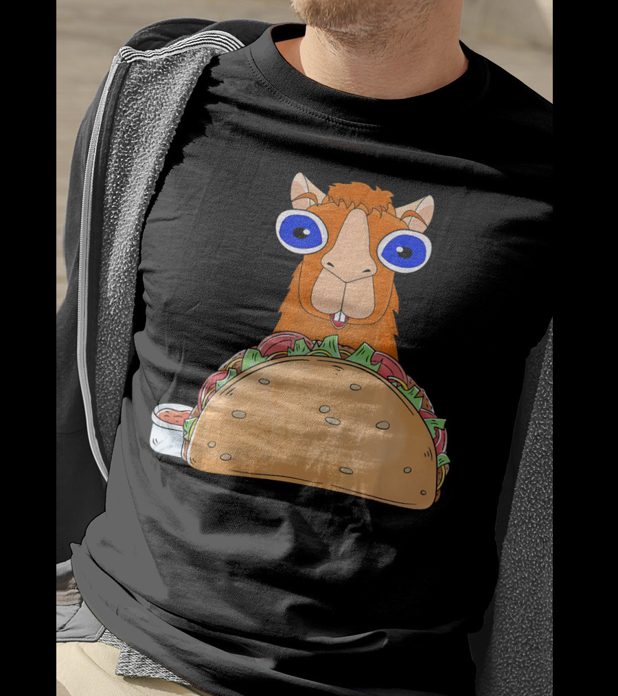 Llama Taco Lover Cinco De Mayo T-Shirt