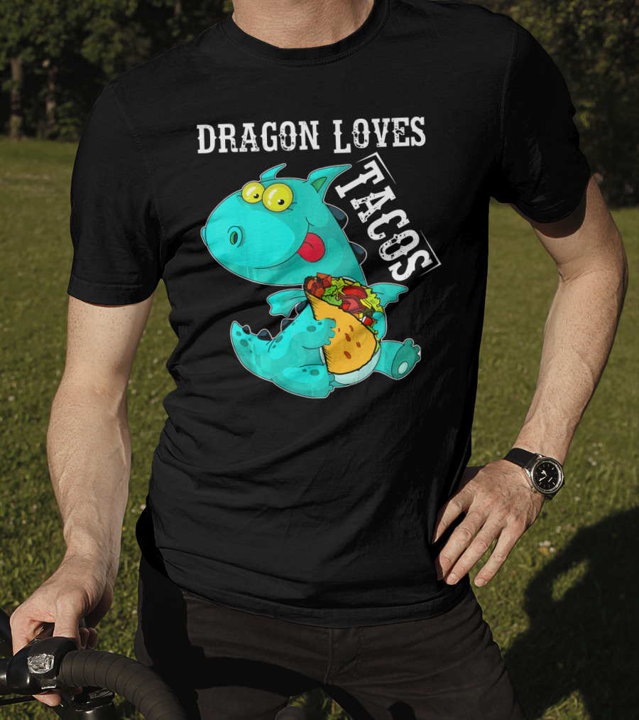 Dragon Loves Tacos Cinco De Mayo Taco T-Shirt
