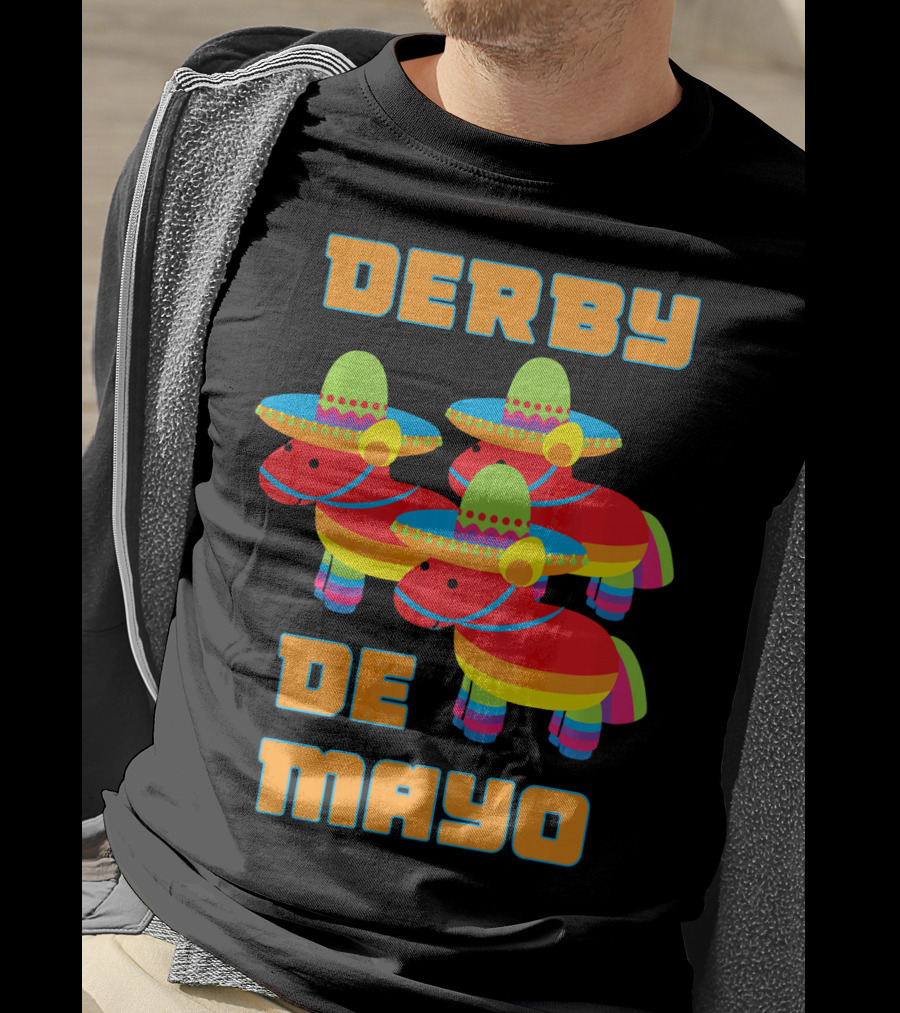 Derby De Mayo Sombrero Pinata Party T-Shirt