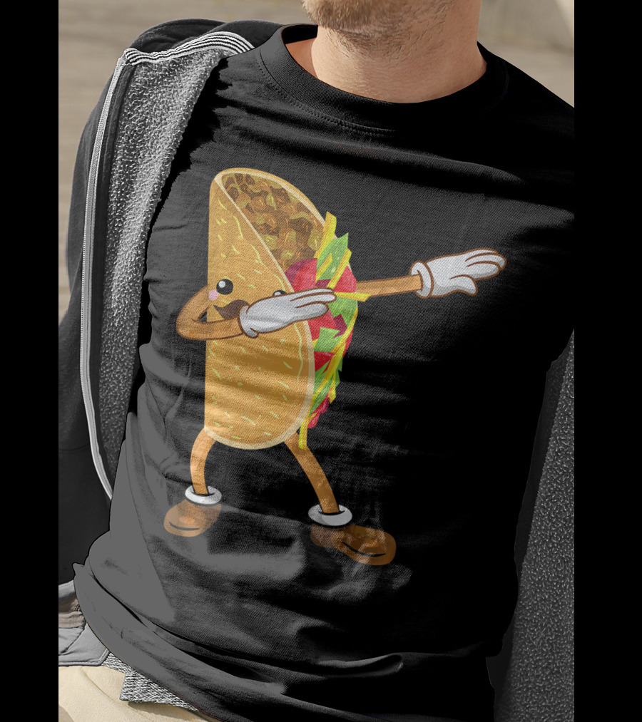 Dabbing Taco Dance Funny Cinco De Mayo T-Shirt