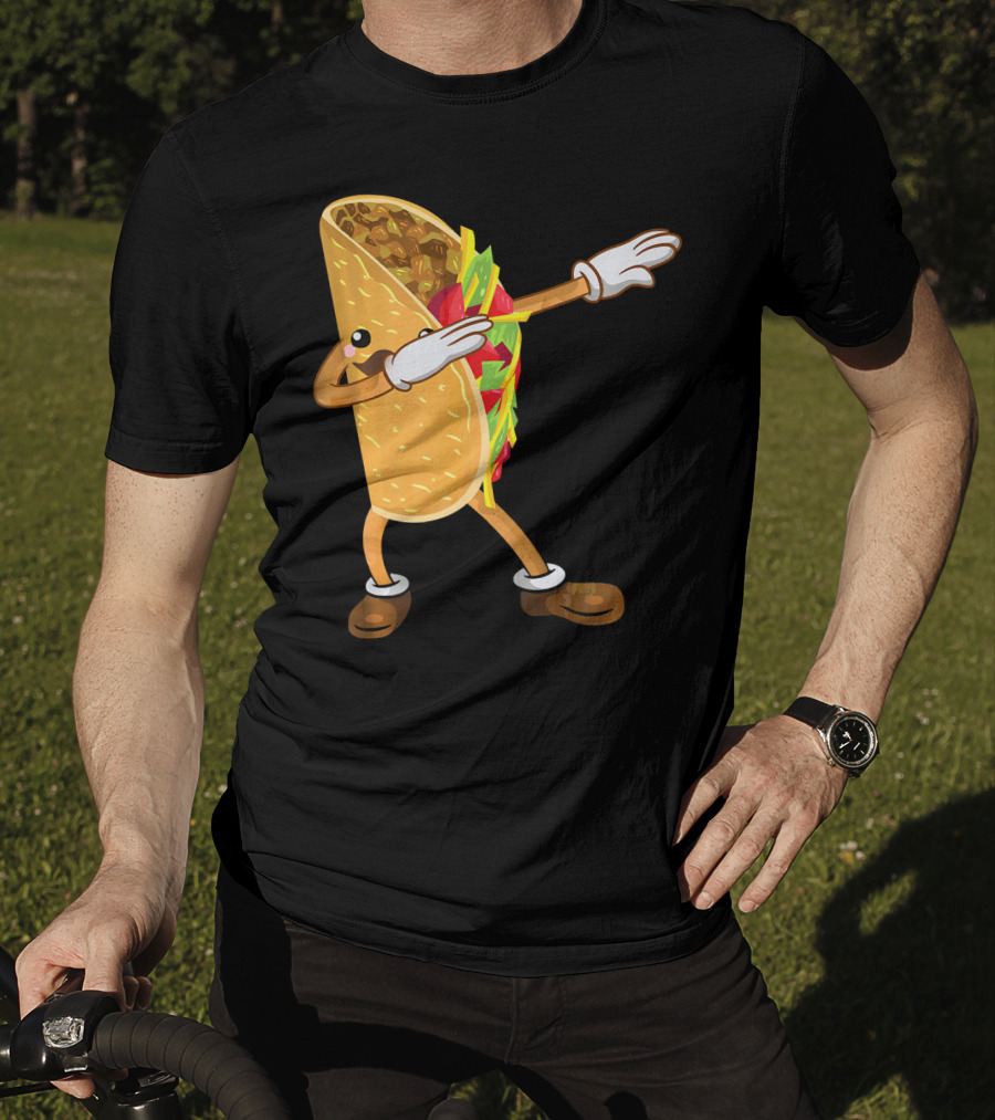 Dabbing Taco Dance Funny Cinco De Mayo T-Shirt