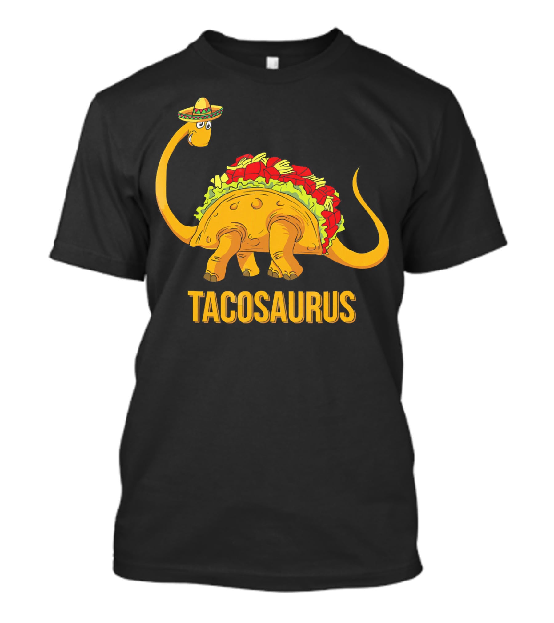 Tacosaurus Funny Cinco De Mayo Dinosaur Sombrero Tac T-Shirt