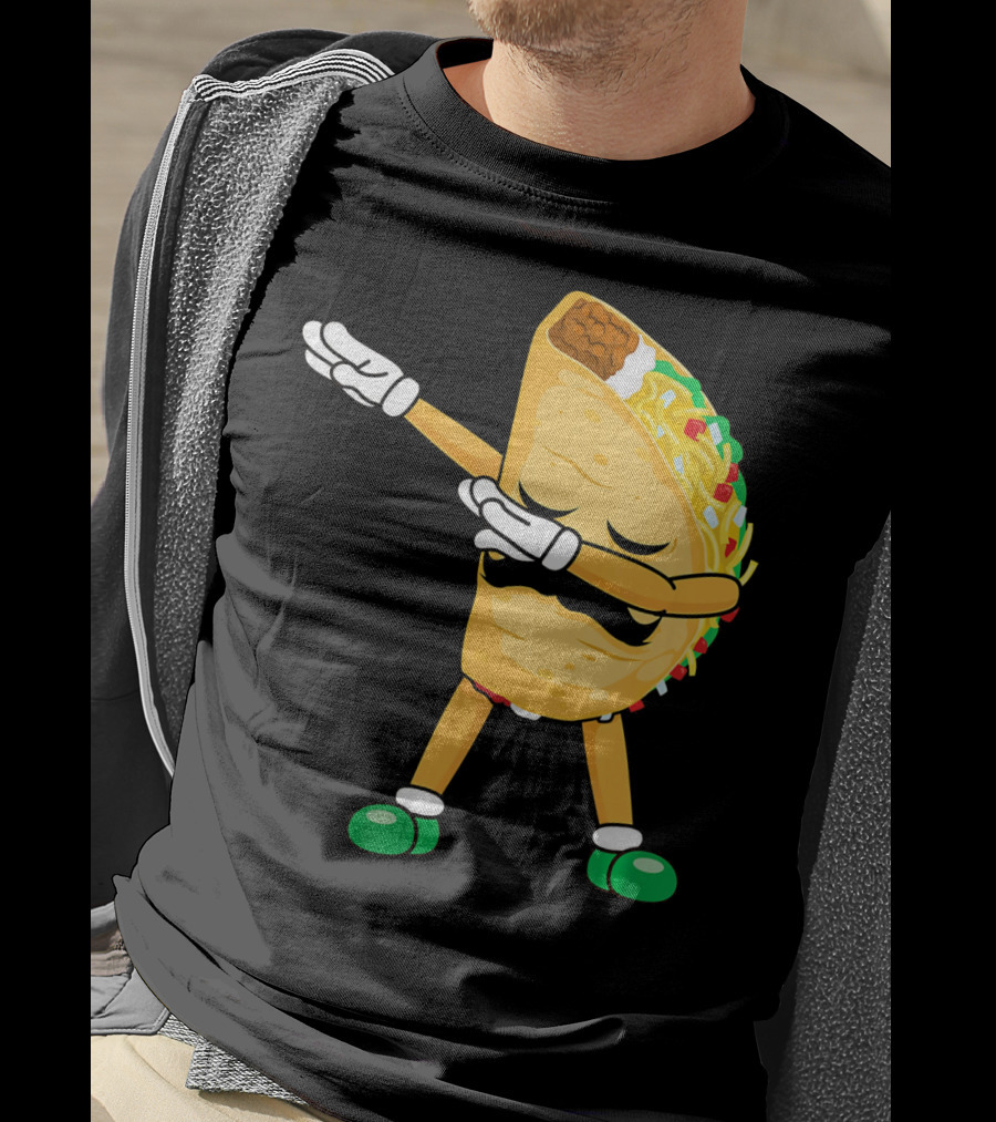 Dabbing Taco Mexican Cinco De Mayo Dab T-Shirt