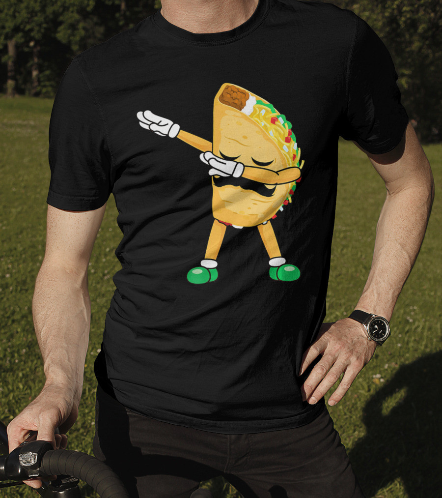 Dabbing Taco Mexican Cinco De Mayo Dab T-Shirt