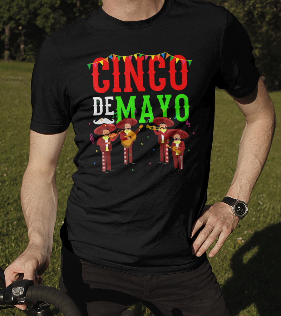 Cinco De Mayo Mariachi Men Mexico T-Shirt