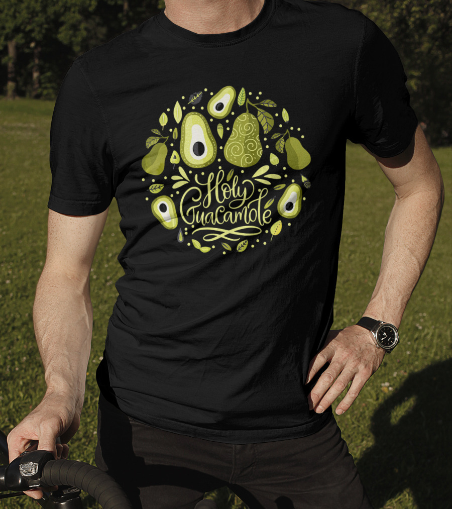 Holy Guacamole Avocado Lover Vegan Delight T-Shirt